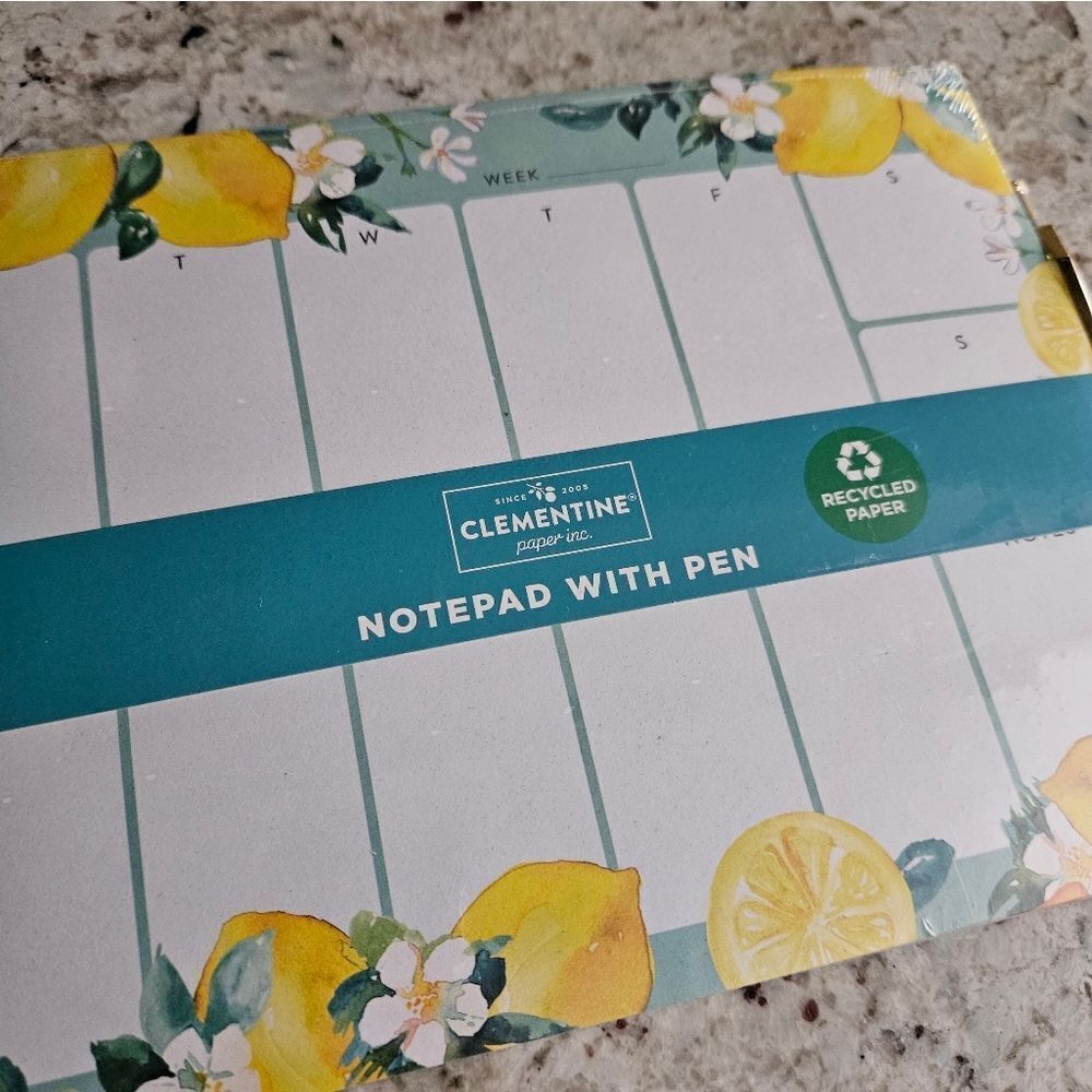 Clementine Calendar Notepad Set with Pen - Picture 7 of 10